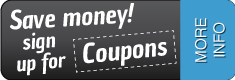 Signup for Coupons to Save Money!